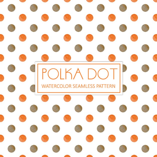 Акварель Polka Dot Background