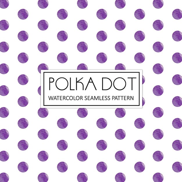 Акварель Polka Dot Background