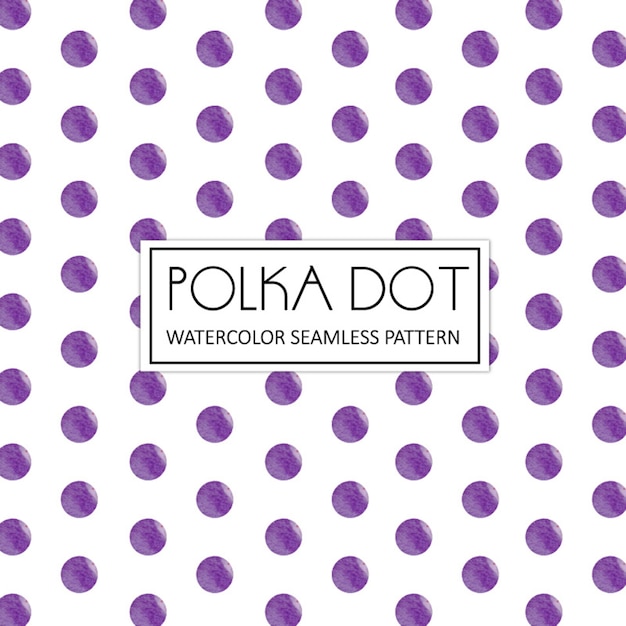 Watercolor Polka Dot Background
