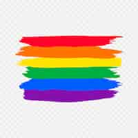 Free vector watercolor pride day flag