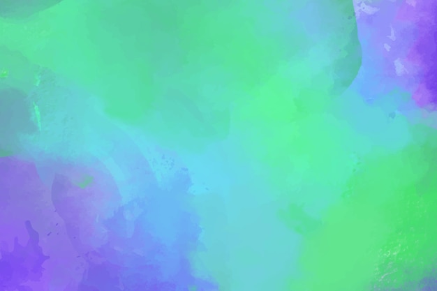 Watercolor purple and green background