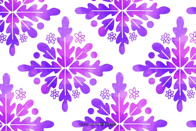 Акварель фиолетовый декоративный цветочный фон