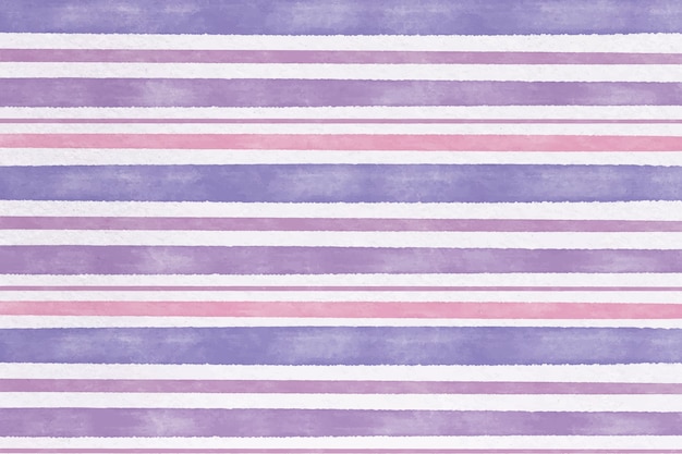 Free vector watercolor purple striped background