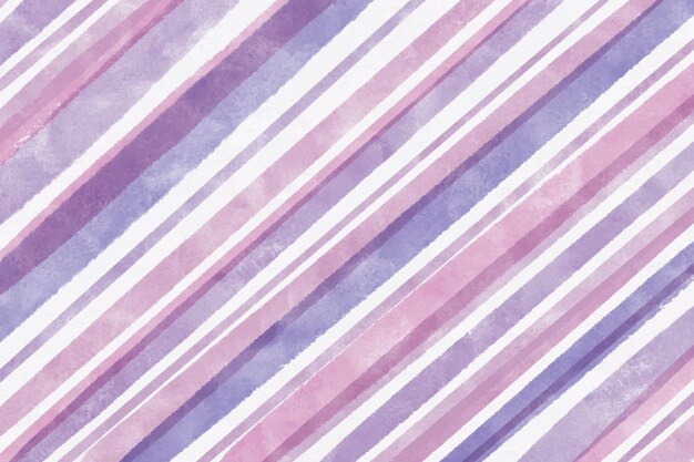 Watercolor purple striped background