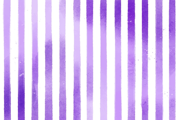 Free vector watercolor purple striped background