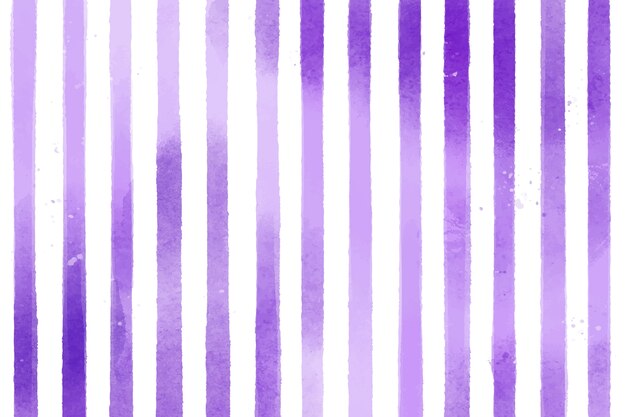 Watercolor purple striped background