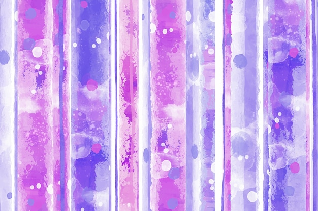 Free Vector watercolor purple striped background
