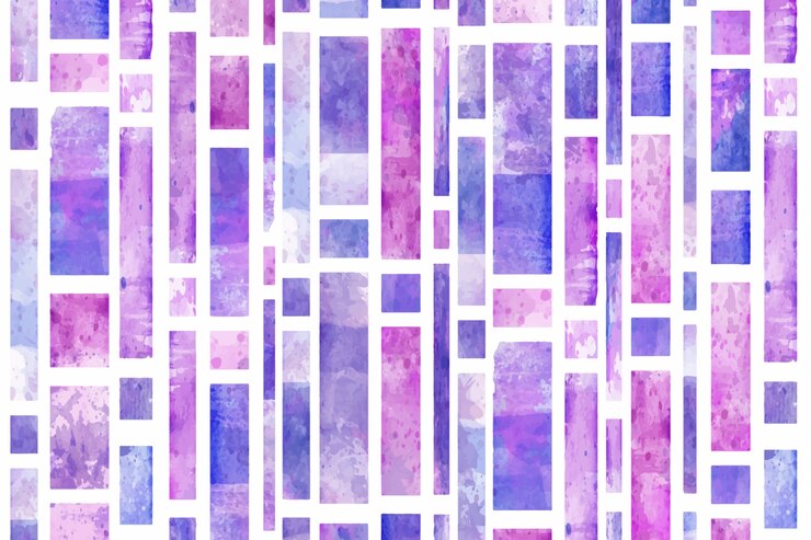 Free Vector watercolor purple striped background