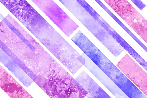Free Vector watercolor purple striped background
