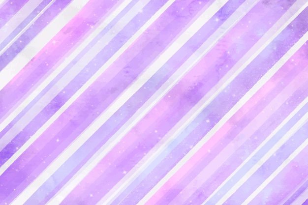 Free vector watercolor purple striped background