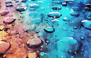 Free vector watercolor rain drop texture background