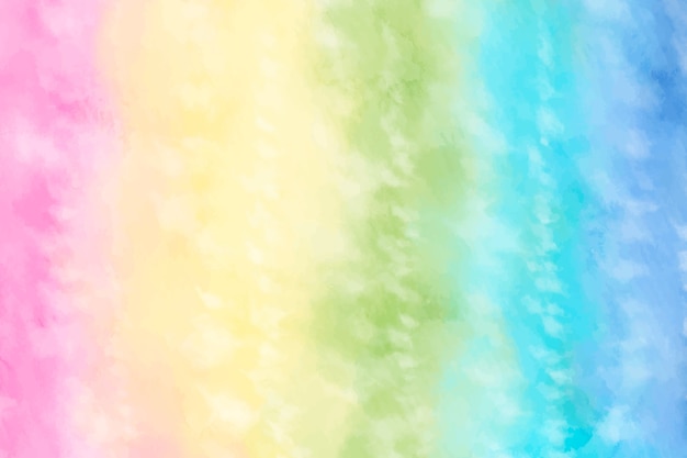 Free Vector watercolor rainbow background design