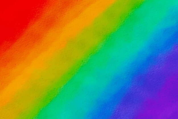 Watercolor rainbow background design