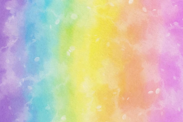 水彩の虹の効果の背景