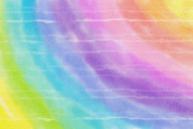 Watercolor rainbow effect background
