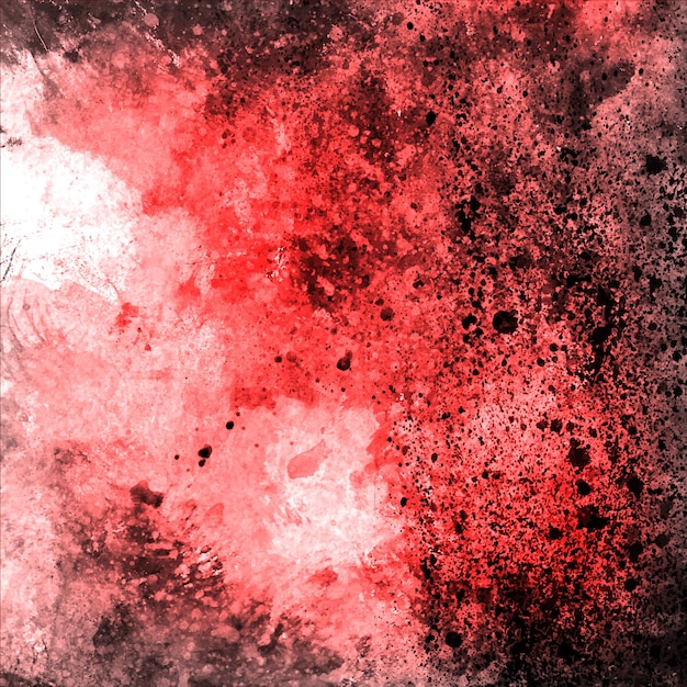 Watercolor Red Grungy Backgorund Multipurpose