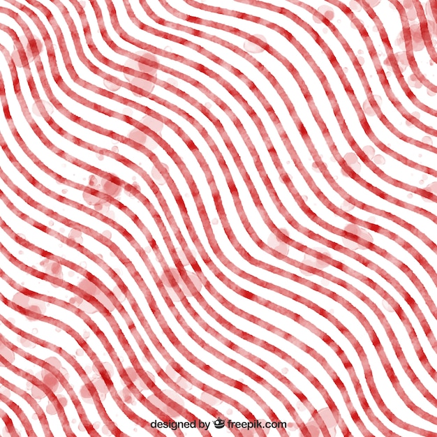 Free vector watercolor red stripes background