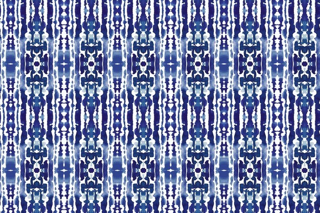 Watercolor shibori culture pattern