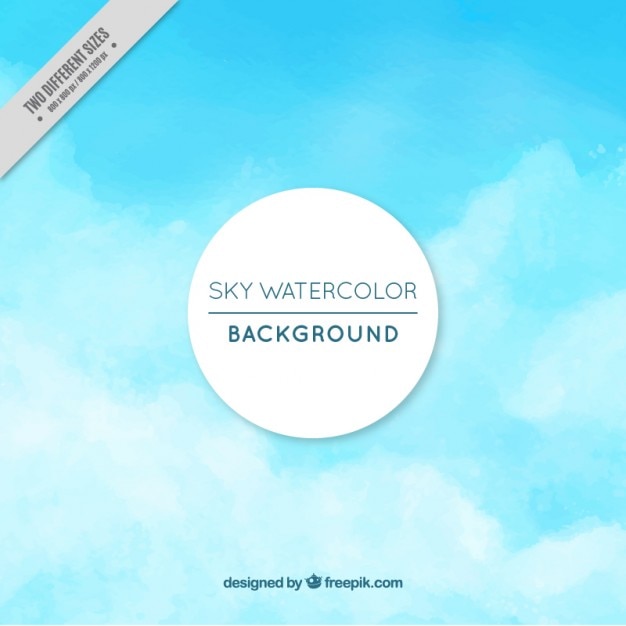 मुफ़्त वेक्टर watercolor simple sky background