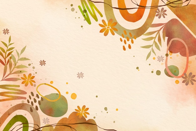 Watercolor  soft earth tones background