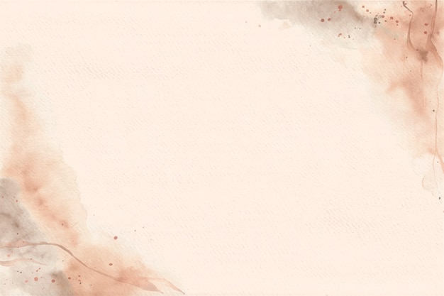 Free vector watercolor soft earth tones background