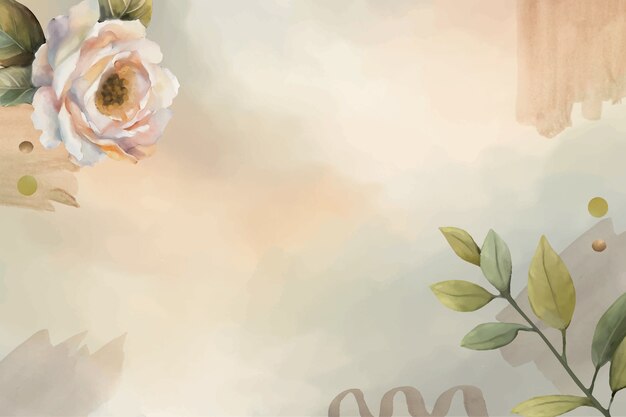 Watercolor soft earth tones background