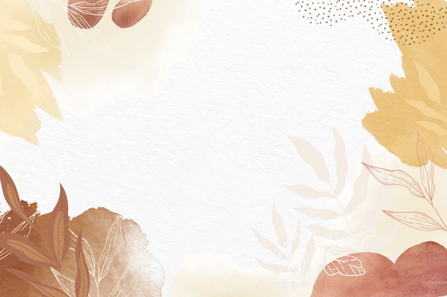 Free vector watercolor soft earth tones illustration