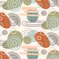 Free vector watercolor soft earth tones pattern