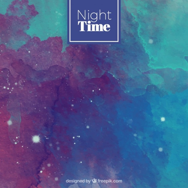 Free Vector watercolor space background