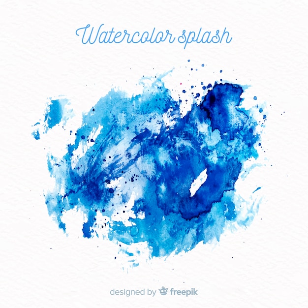 Free vector watercolor splash background