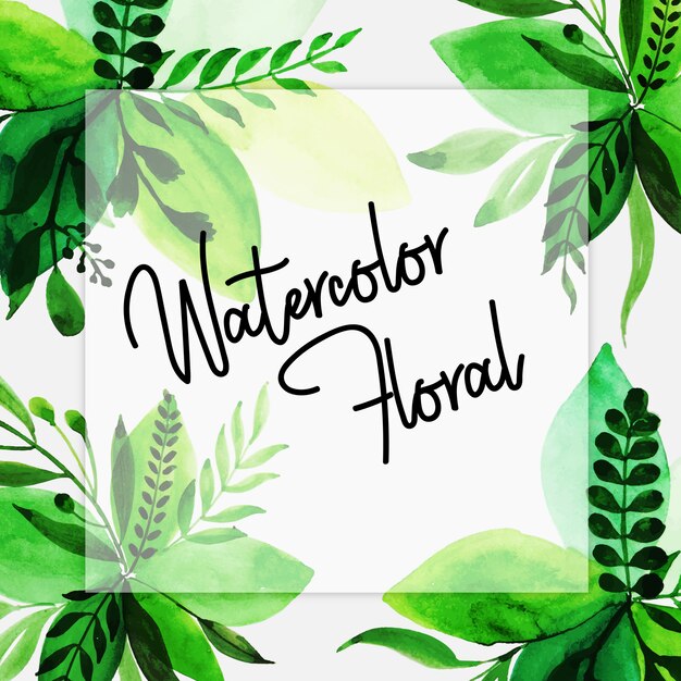 Watercolor Spring Floral Multipurpose Background