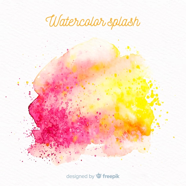 Free vector watercolor stain background