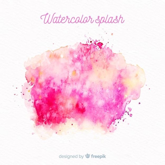 Free vector watercolor stain background