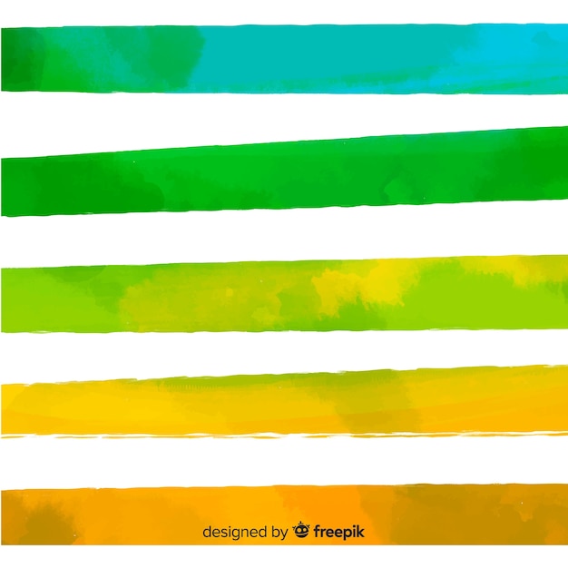 Free vector watercolor stripes background