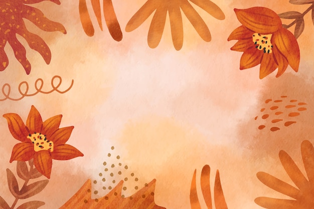 Free vector watercolor terracota background