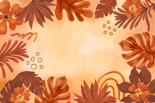 Free vector watercolor terracota background