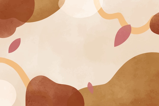 Watercolor terracotta background design