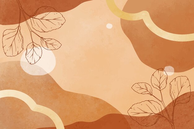 Free Vector watercolor terracotta background design