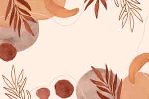 Free vector watercolor terracotta background