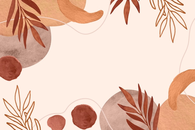 Watercolor terracotta background