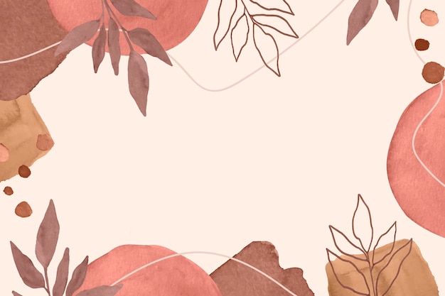 Free vector watercolor terracotta background