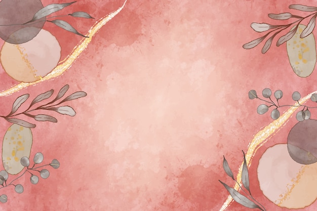 Free vector watercolor terracotta background