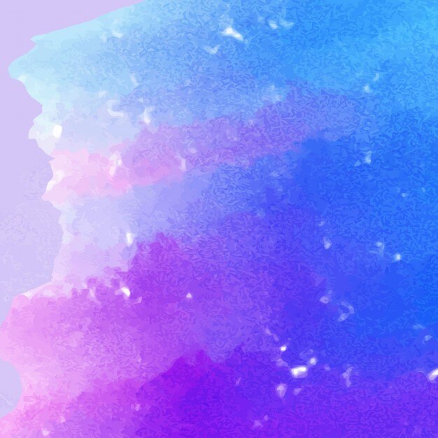 Free vector watercolor texture, blue and purple