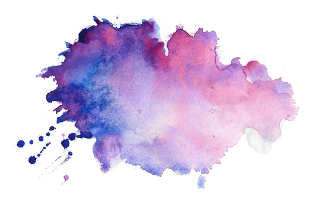 Watercolor texture splatter stain background