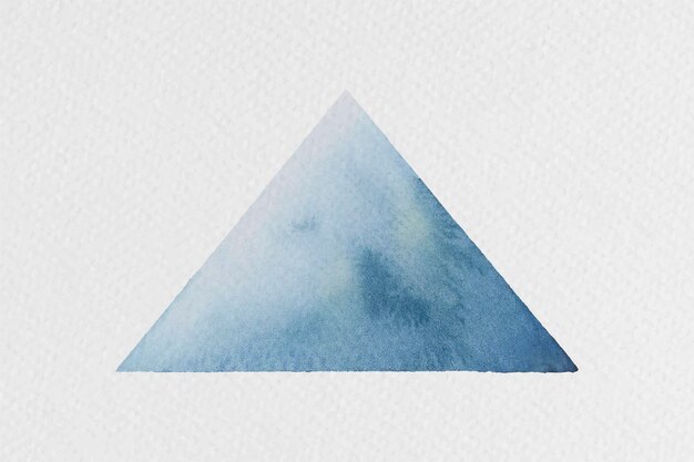 Watercolor triangle