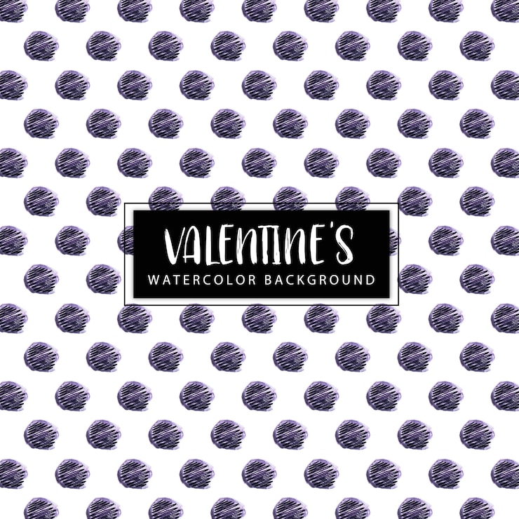 Free Vector watercolor valentine background