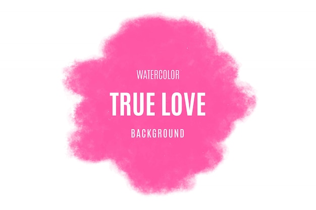 Watercolor Valentine's day background