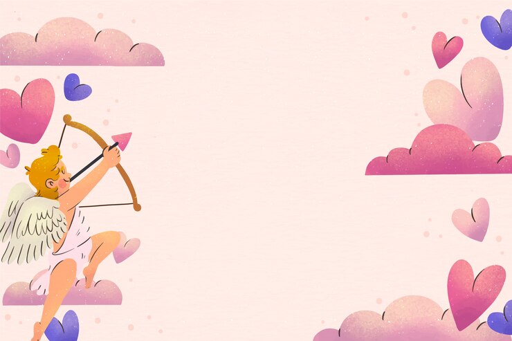 Free Vector watercolor valentine's day background