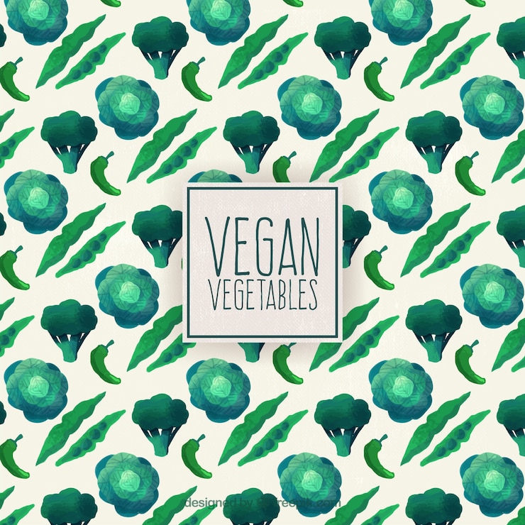 Free Vector watercolor vegetables background 