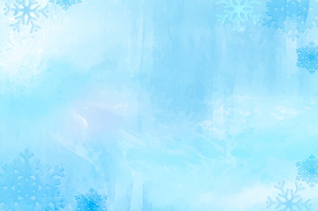 Watercolor winter season celebration background